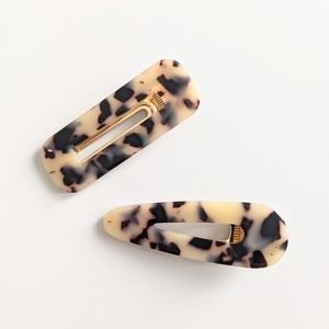 🆓 NEW Hair Clips Tortoise